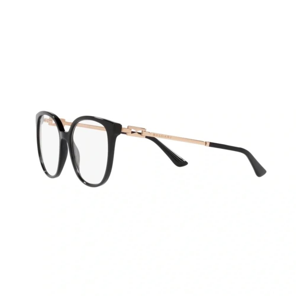 NWT Bvlgari BV4212 Black Gold 53mm Eyeglasses